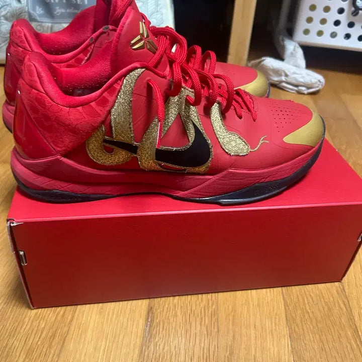 [BUNJANG] Nike Kobe 5 Protro Mamba University Red Sneakers / 나이키 코비5 프로트로 맘바 유니버시티 레드