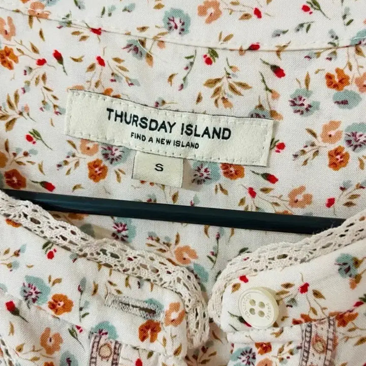 [BUNJANG] Thursday Island Flower Full Open Long Dress S / 써스데이아일랜드 플라워 풀 오픈 롱 원피스 S