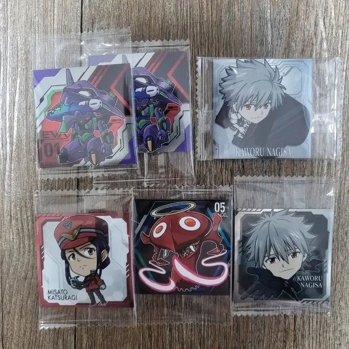 [BUNJANG] Evangelion Wafer Stickers Bundle Set / 에반게리온 웨하스 스티커 일괄 판매