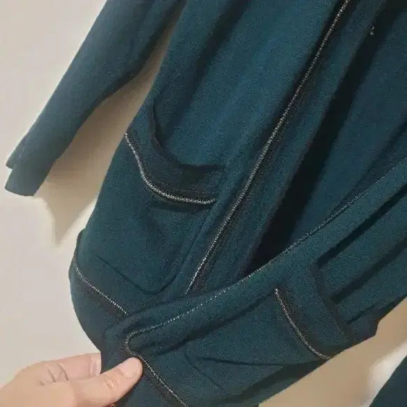 [BUNJANG] Sandro Emerald Line Cardigan / 산드로 가디건