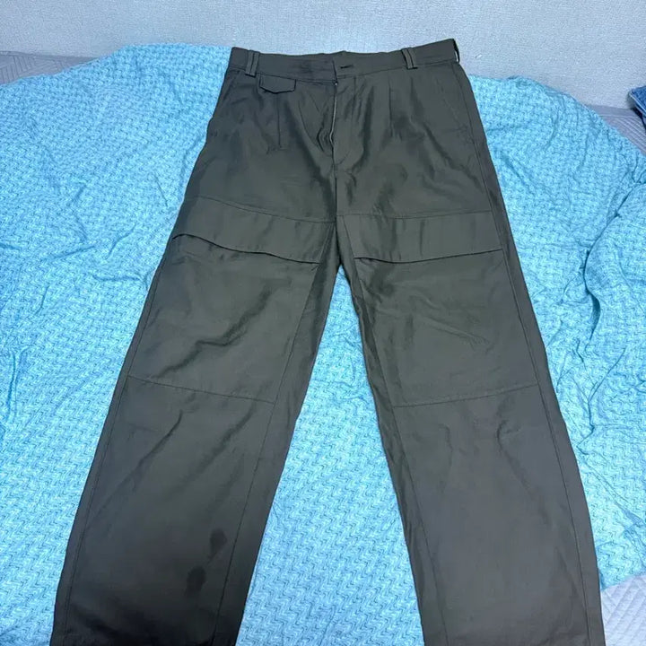 [BUNJANG] Zara Khaki Wide-Leg Pants / 자라 카키 와이드 팬츠