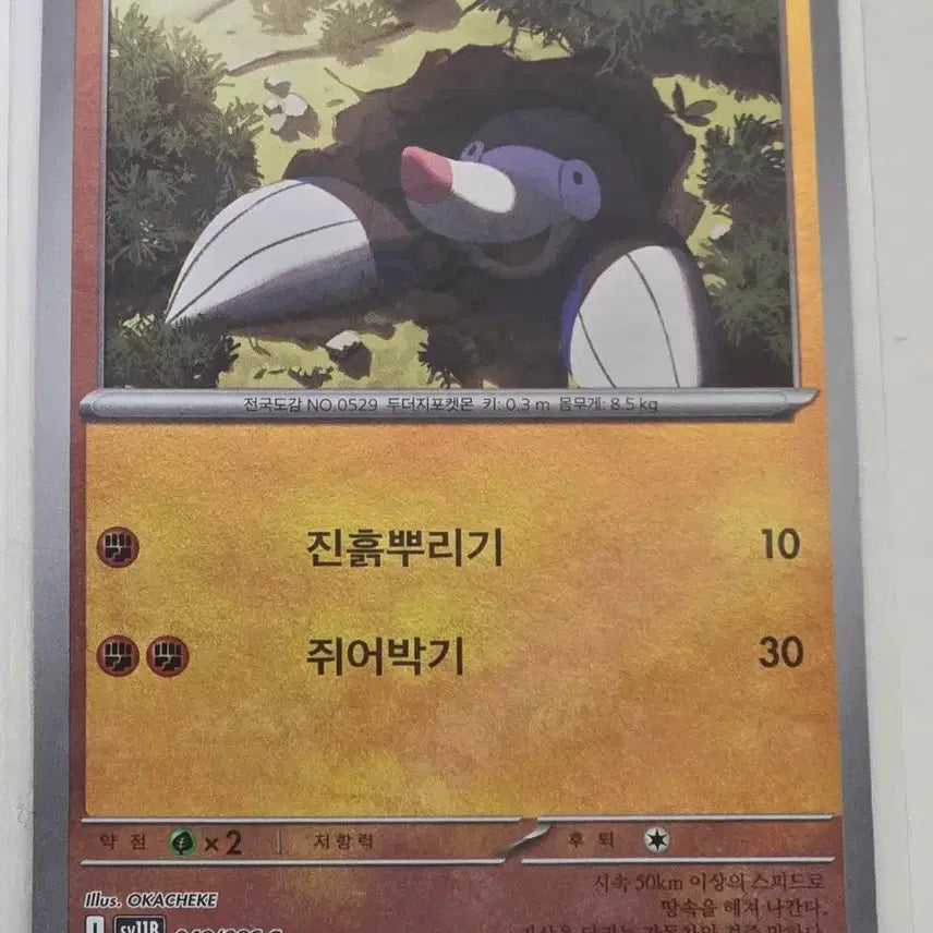 [SOLD OUT] 포켓몬카드 두더류 마스터볼 홀로
