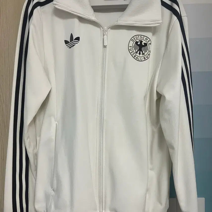 [BUNJANG] Adidas Beckenbauer Track Top White / 아디다스 독일 베켄바우어 트랙탑 화이트