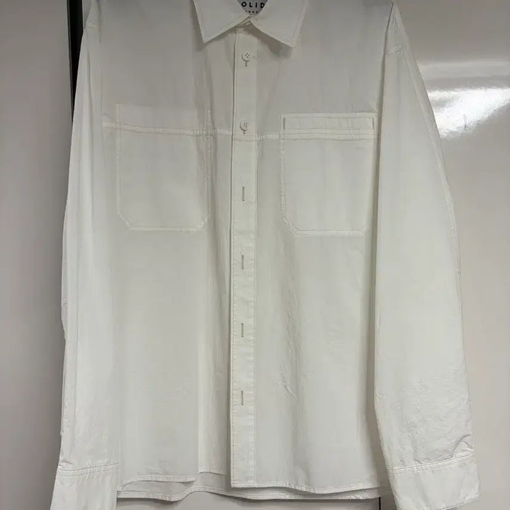 [BUNJANG] Solid Homme White Shirt / 25SS 솔리드옴므 화이트 셔츠 남방
