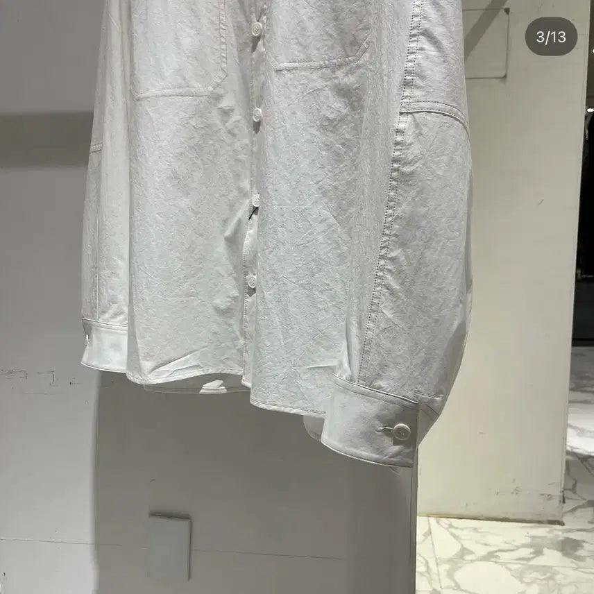 [BUNJANG] Solid Homme White Shirt / 25SS 솔리드옴므 화이트 셔츠 남방