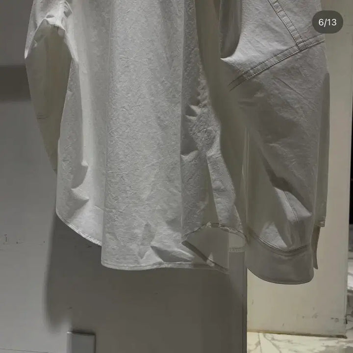 [BUNJANG] Solid Homme White Shirt / 25SS 솔리드옴므 화이트 셔츠 남방