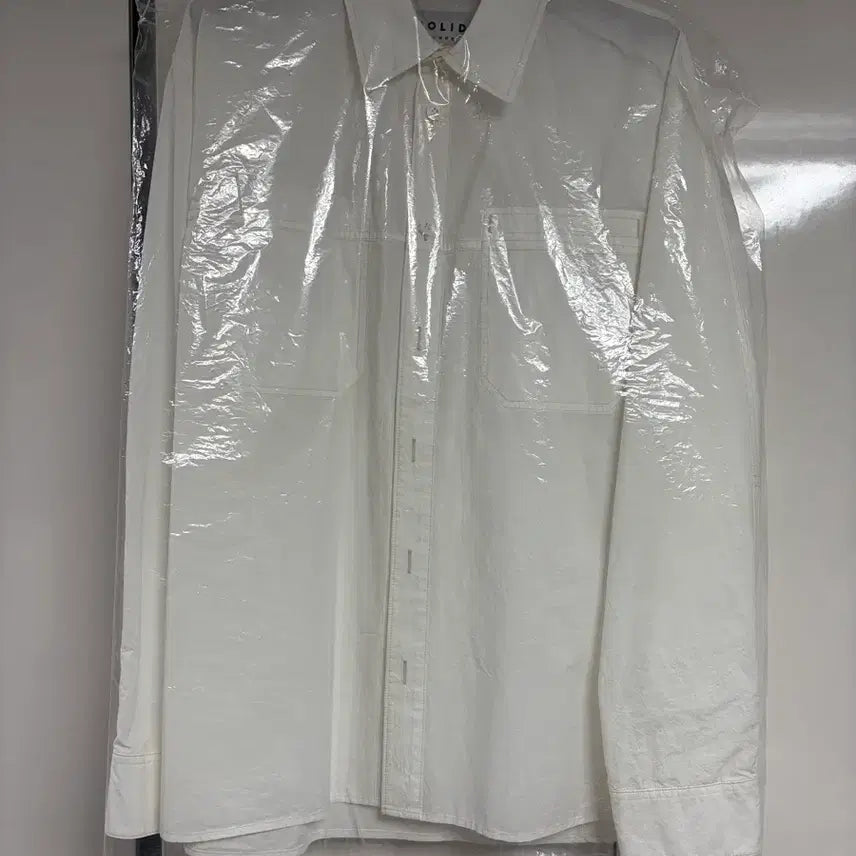 [BUNJANG] Solid Homme White Shirt / 25SS 솔리드옴므 화이트 셔츠 남방