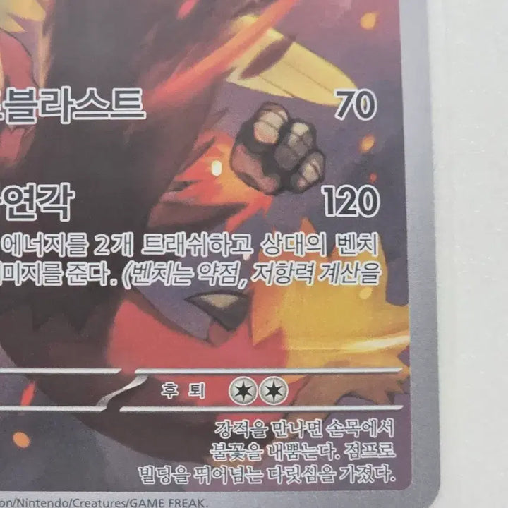 [BUNJANG] Pokemon Blaziken AR Card / 포켓몬카드 번치코 AR
