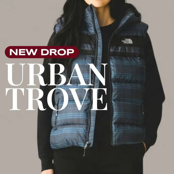 [BUNJANG] The North Face Check Down Vest / 노스페이스 체크 다운 베스트 패딩조끼 S