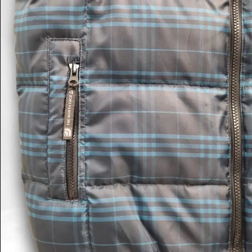 [BUNJANG] The North Face Check Down Vest / 노스페이스 체크 다운 베스트 패딩조끼 S
