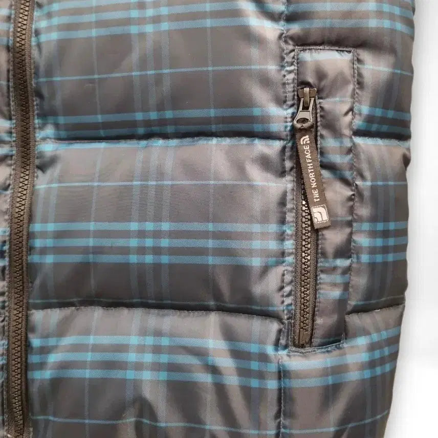 [BUNJANG] The North Face Check Down Vest / 노스페이스 체크 다운 베스트 패딩조끼 S