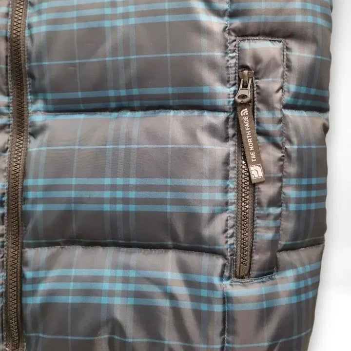 [BUNJANG] The North Face Check Down Vest / 노스페이스 체크 다운 베스트 패딩조끼 S
