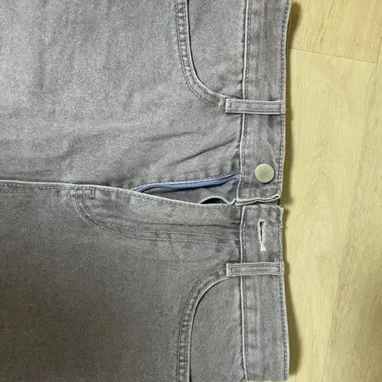 [SOLD OUT] 워싱 데님 미니스커트 퍼플그레이