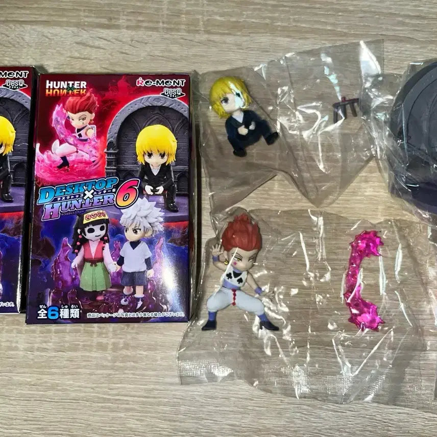 [BUNJANG] Hunter x Hunter Desktop Figure Set - Kurapika &amp; Hisoka / 헌터x헌터 데스크탑 피규어 6탄 크라피카&amp;히소카 일괄