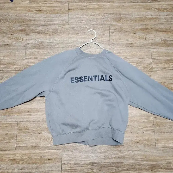 [BUNJANG] Fear of God Essentials Cement 3D Appliqué Crewneck L / 택포함! 피어오브갓 에센셜 시멘트 3D 실리콘 아플리케 크루넥 L 새것
