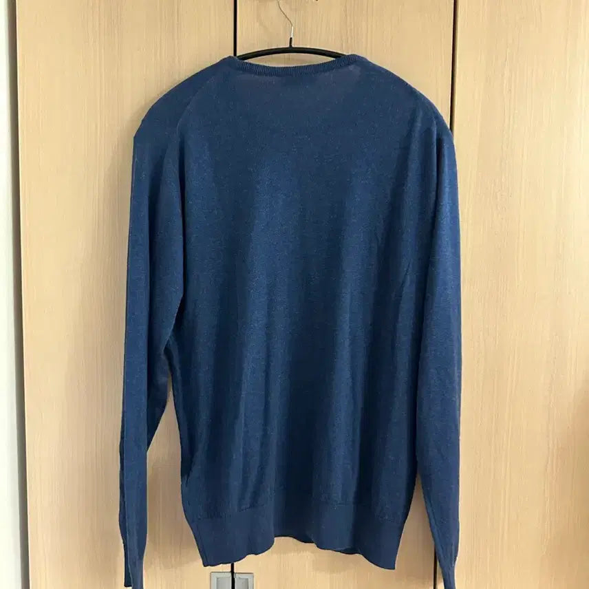 [BUNJANG] John Smedley Cashmere Blend Indigo Knit Sweater / 존스메들리 캐시미어 혼방 니트 인디고 L 새제품