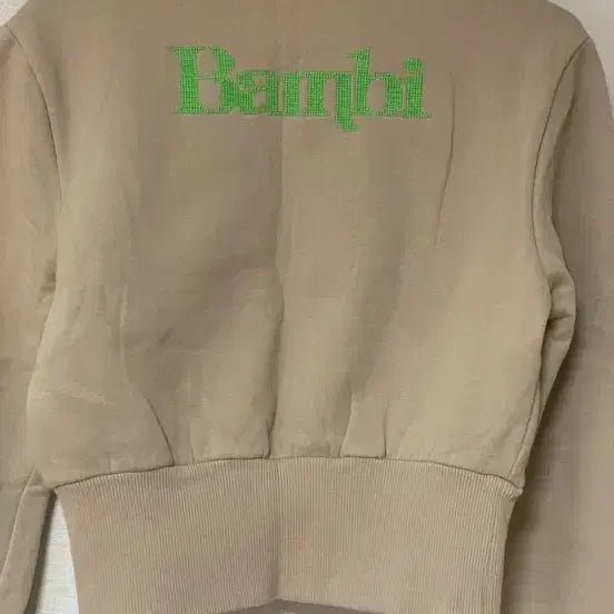 [SOLD OUT] Zara 밤비 자수 맨투맨 티셔츠 베이지