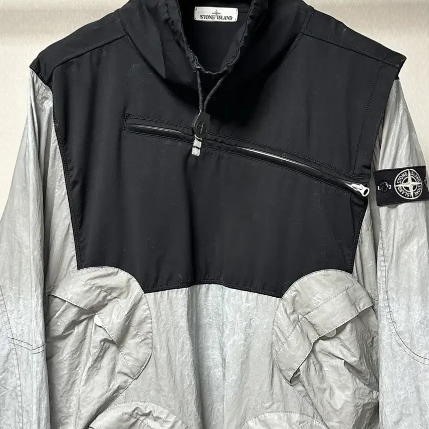 [BUNJANG] Stone Island Reflective Jang Woo Hyuk Anorak XL / 스톤아일랜드 리플렉티브 장우혁 아노락 XL(105-110)