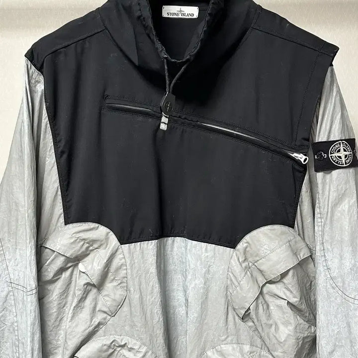 [BUNJANG] Stone Island Reflective Jang Woo Hyuk Anorak XL / 스톤아일랜드 리플렉티브 장우혁 아노락 XL(105-110)