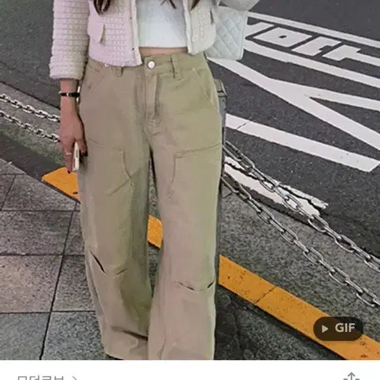 [BUNJANG] Modern Robe Cordon Pocket Wide Cargo Pants / 모던로브 코던 포켓 와이드 카고 팬츠