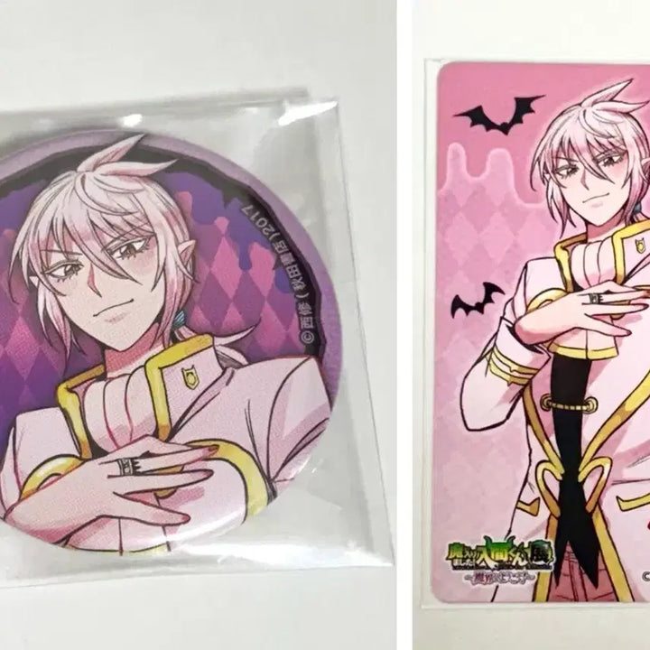 [BUNJANG] Iruma-kun Alice Illustration Exhibition Can Badge Photocard / 악입문 악마에 입문했습니다 이루마군 아리스 원화전 캔뱃지 포카