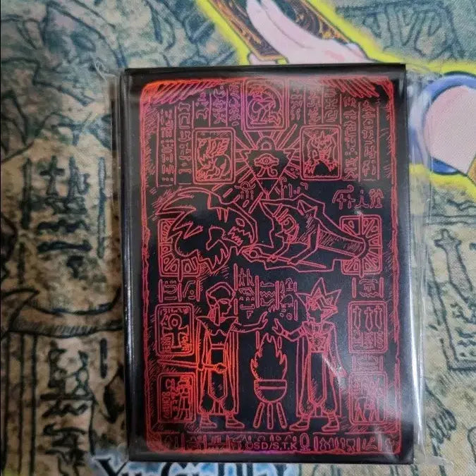 [BUNJANG] Yu-Gi-Oh! Duelist Card Shield Sleeves Protector - Osiris Stone Tablet Red / 유희왕 듀얼리스트 카드실드 슬리브 프로텍터 오시리스 석판 레드