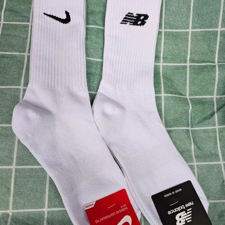 [BUNJANG] Nike Long Crew Socks (10 Pairs) / 나이키 장목 양말 남,여 10켤레