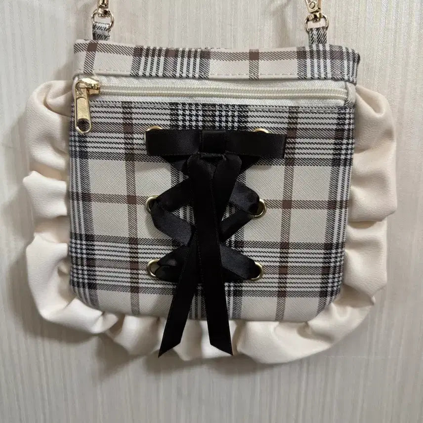 [BUNJANG] Wego Mini Ita Bag Check / 위고 미니 이타백 체크 (~5/3까지 가격인하)