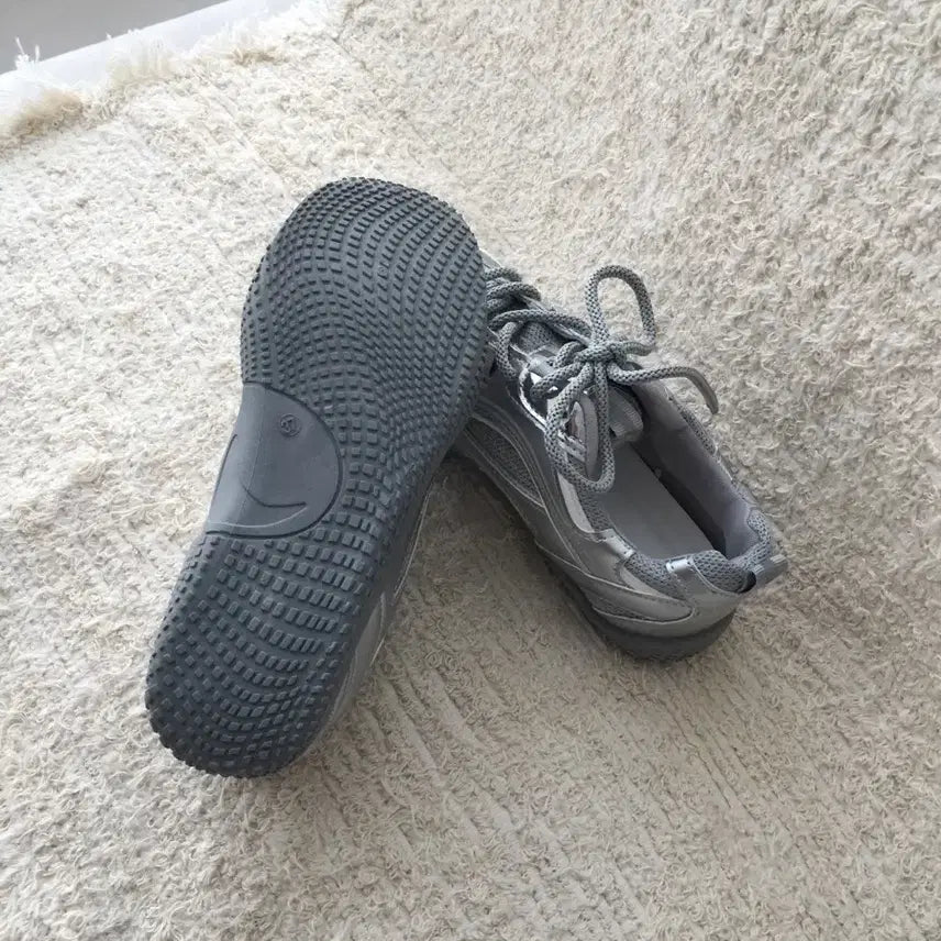 [BUNJANG] Silver Sneakers - Women&