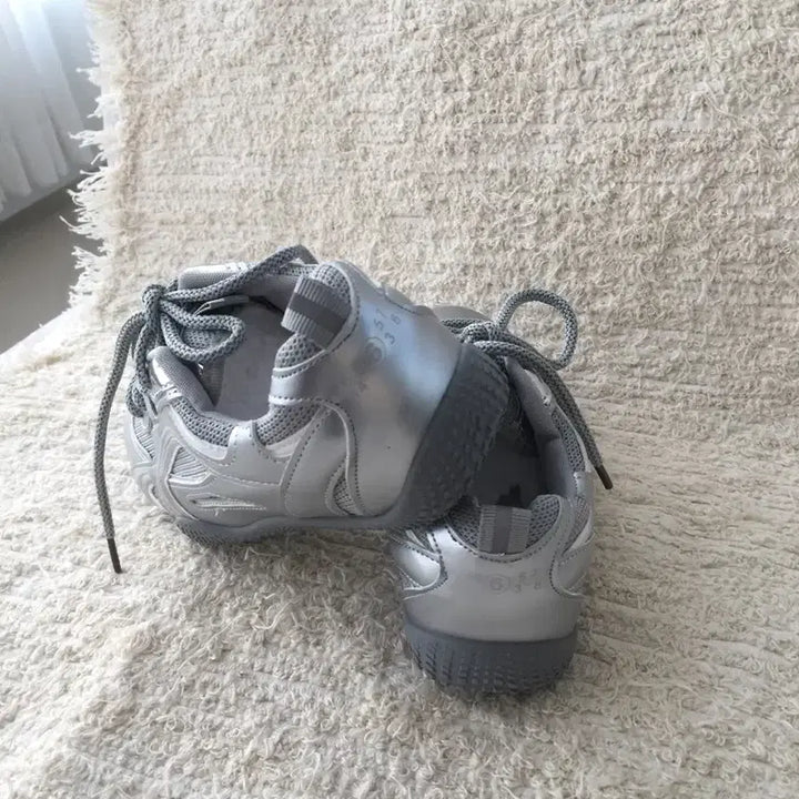 [BUNJANG] Silver Sneakers - Women&