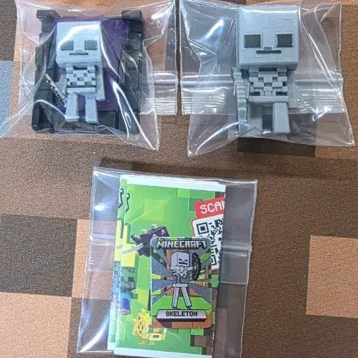 [BUNJANG] Minecraft Skeleton Kinder Joy Set / 마인크래프트 킨더조이 스켈레톤 세트