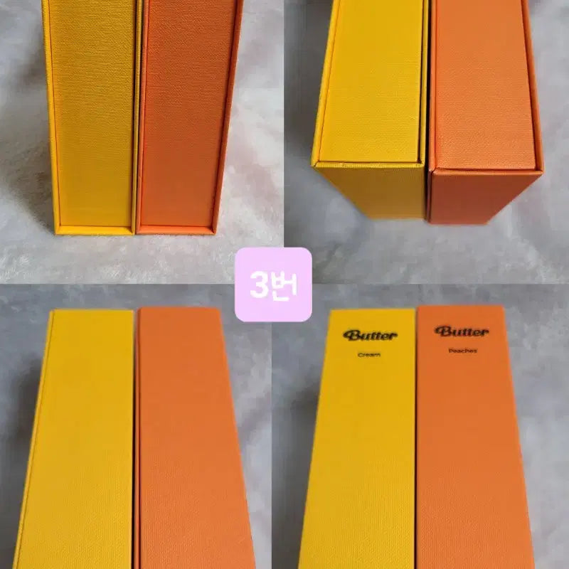 [SOLD OUT] BTS 방탄소년단 버터 앨범 세트(크림_진&amp;제이홉/피치_단체&amp;뷔)(택포)