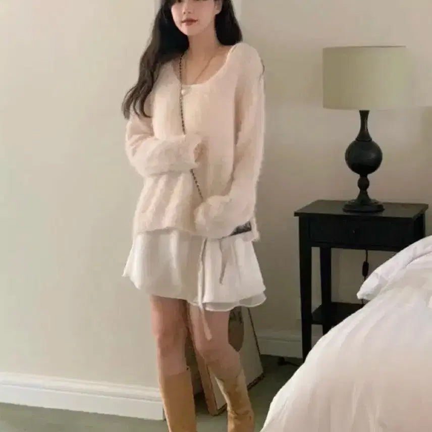 [BUNJANG] Aiden Able Silky Layered Skirt / [새상품]에이딘에이블 실키 레이어드 스커트 치마 타낫 더바넷