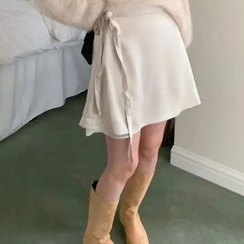 [BUNJANG] Aiden Able Silky Layered Skirt / [새상품]에이딘에이블 실키 레이어드 스커트 치마 타낫 더바넷