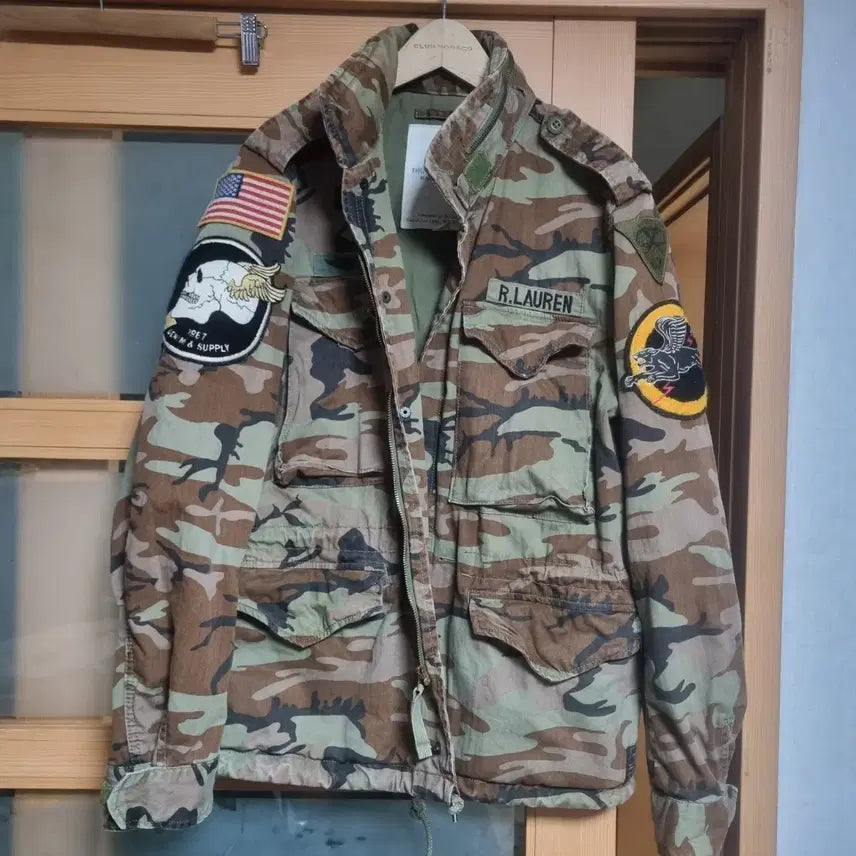 [SOLD OUT] 랄프로렌 d&amp;s 카모 야상 밀리터리 자켓