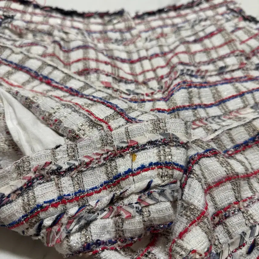 [BUNJANG] Obze Tweed Shorts - Checkered Summer Shorts / 한섬 오브제 트위드 숏팬츠 반바지 체크 쇼츠 여름 펄사 하객룩출근오피스룩