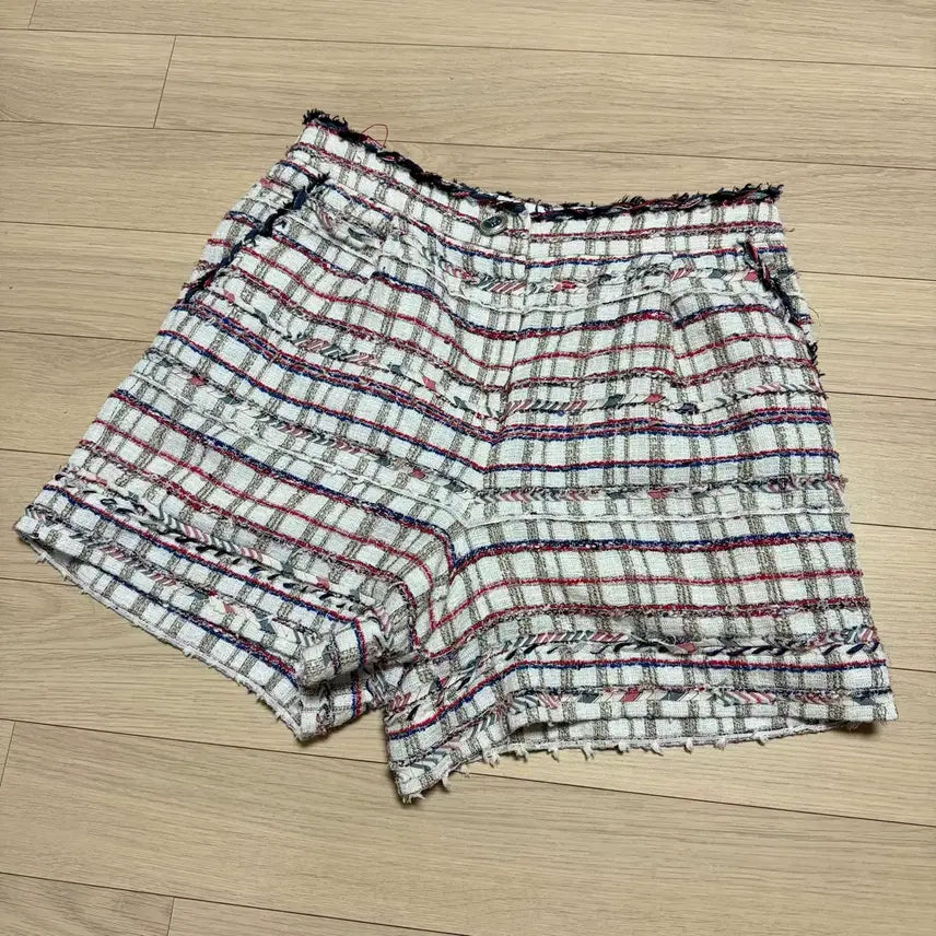 [BUNJANG] Obze Tweed Shorts - Checkered Summer Shorts / 한섬 오브제 트위드 숏팬츠 반바지 체크 쇼츠 여름 펄사 하객룩출근오피스룩