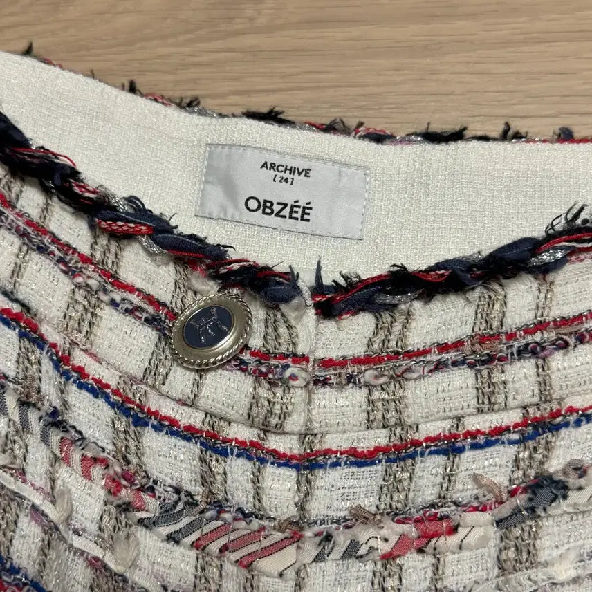 [BUNJANG] Obze Tweed Shorts - Checkered Summer Shorts / 한섬 오브제 트위드 숏팬츠 반바지 체크 쇼츠 여름 펄사 하객룩출근오피스룩