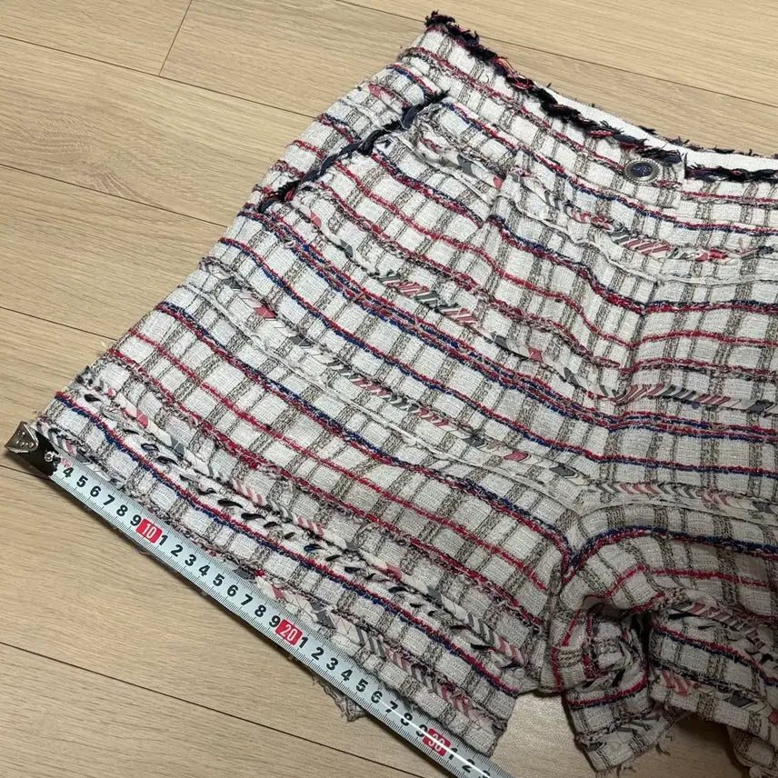 [BUNJANG] Obze Tweed Shorts - Checkered Summer Shorts / 한섬 오브제 트위드 숏팬츠 반바지 체크 쇼츠 여름 펄사 하객룩출근오피스룩