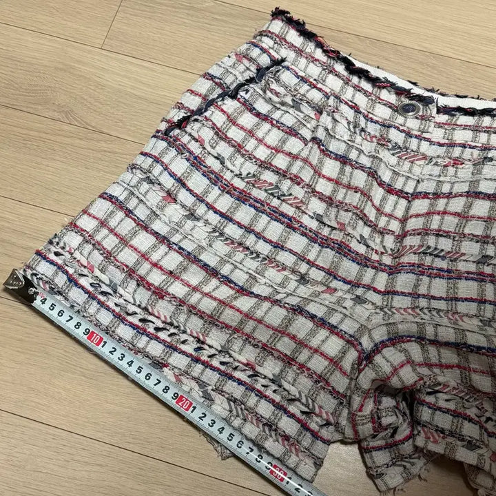 [BUNJANG] Obze Tweed Shorts - Checkered Summer Shorts / 한섬 오브제 트위드 숏팬츠 반바지 체크 쇼츠 여름 펄사 하객룩출근오피스룩