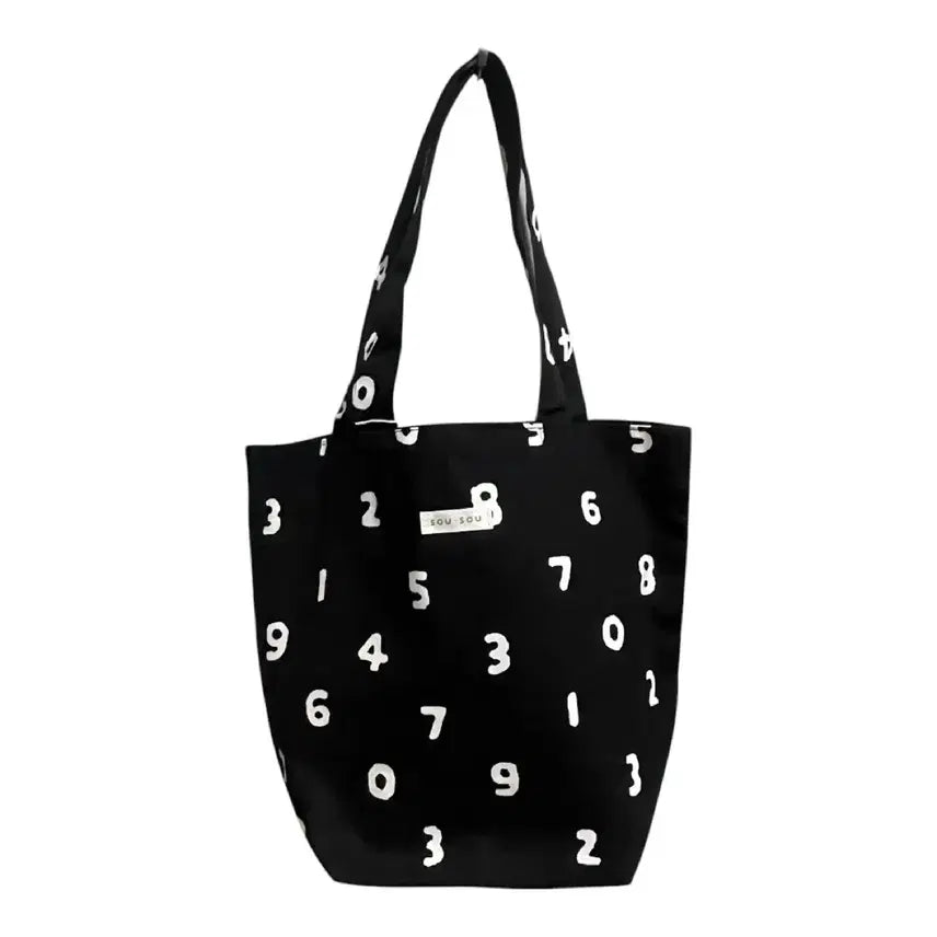 [BUNJANG] SOUSOU Mini Eco Bag Tote Bag / 소우소우 미니 에코백 토트백 일본가방 숫자가방