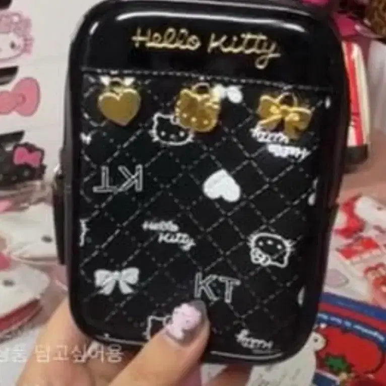 [BUNJANG] Hello Kitty Black Mini Wallet / 헬로키티 블랙 미니 지갑