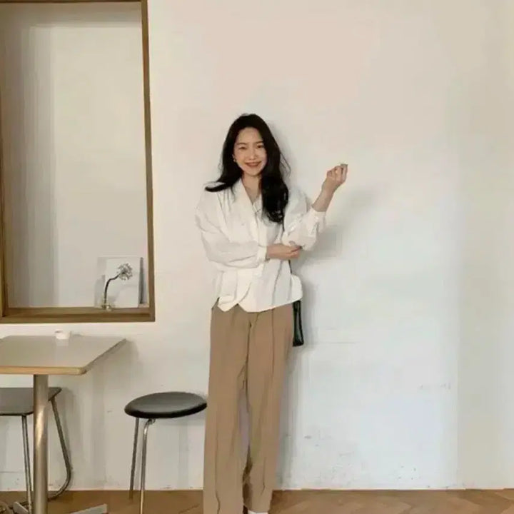 [BUNJANG] From Beginning Beige Slacks S / 프롬비기닝 슬랙스 베이지 슬랙스s