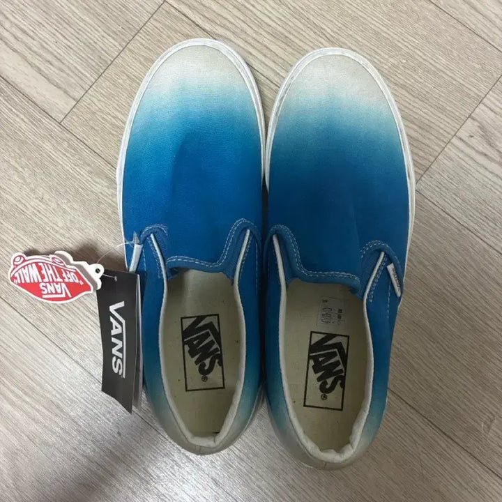 [BUNJANG] Vans Slip-On Blue Ombre Sneakers / 반스 슬립온 블루 옴브레 새상품