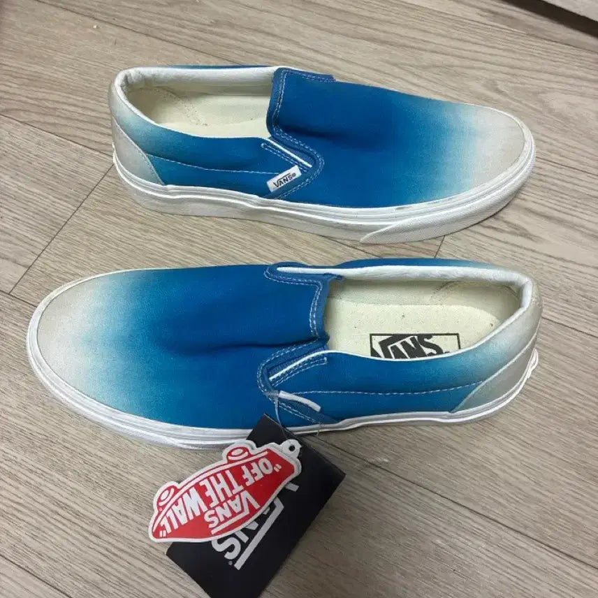 [BUNJANG] Vans Slip-On Blue Ombre Sneakers / 반스 슬립온 블루 옴브레 새상품
