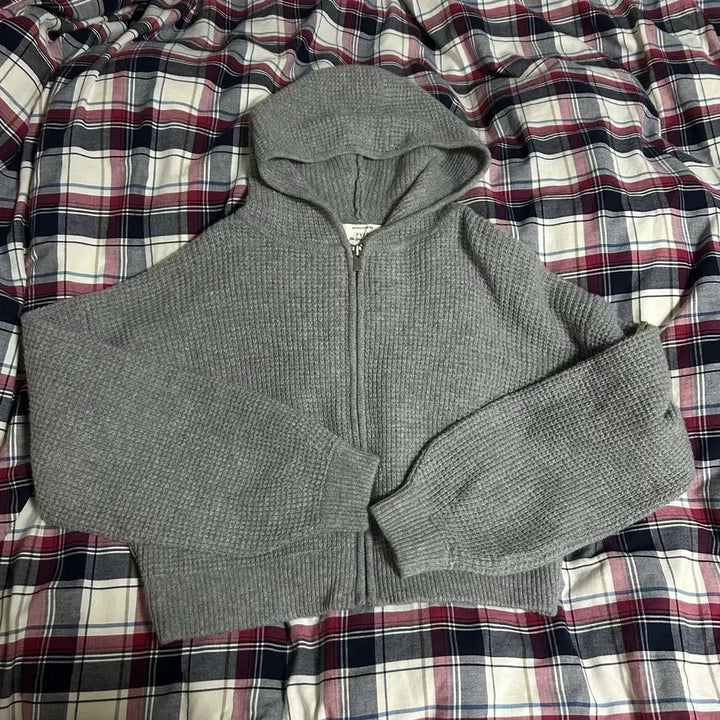 [BUNJANG] For Your Eyes Only Knit Hooded Zip-Up / 포유어아이즈온리 후드집업
