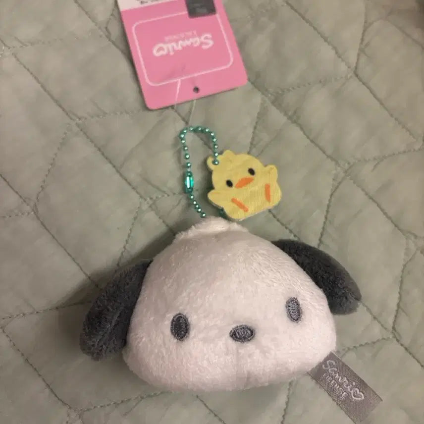 [BUNJANG] Sanrio Pochacco Face Doll Keyring / (새상품) 포차코 얼굴 인형 키링