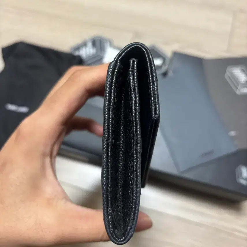 [BUNJANG] Yves Saint Laurent Matelassé Small Envelope Wallet / [크림판/풀구성] 입생로랑 마틀라세 스몰 엔벨로프 카드지갑