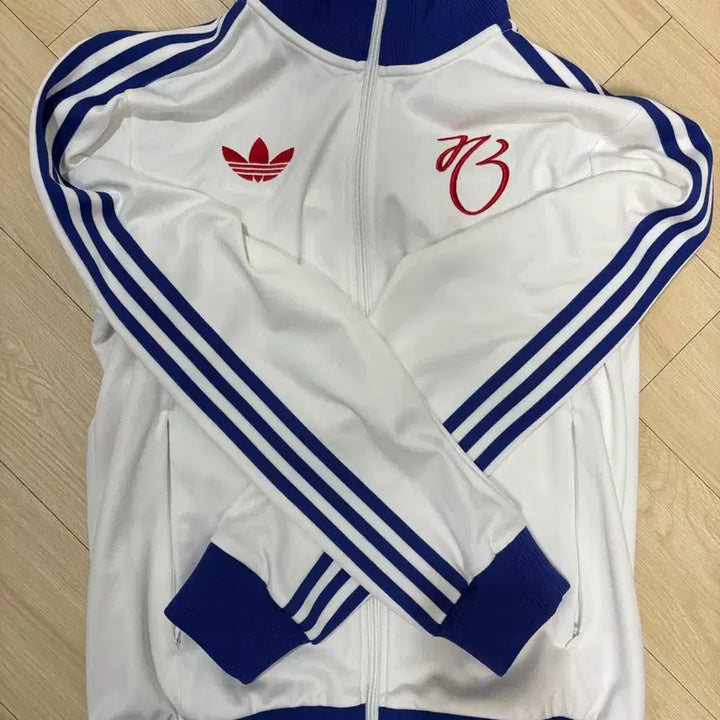 [BUNJANG] Adidas Jude Bellingham White Track Jacket / 주드 벨링엄 아디다스 화이트 트랙 자켓