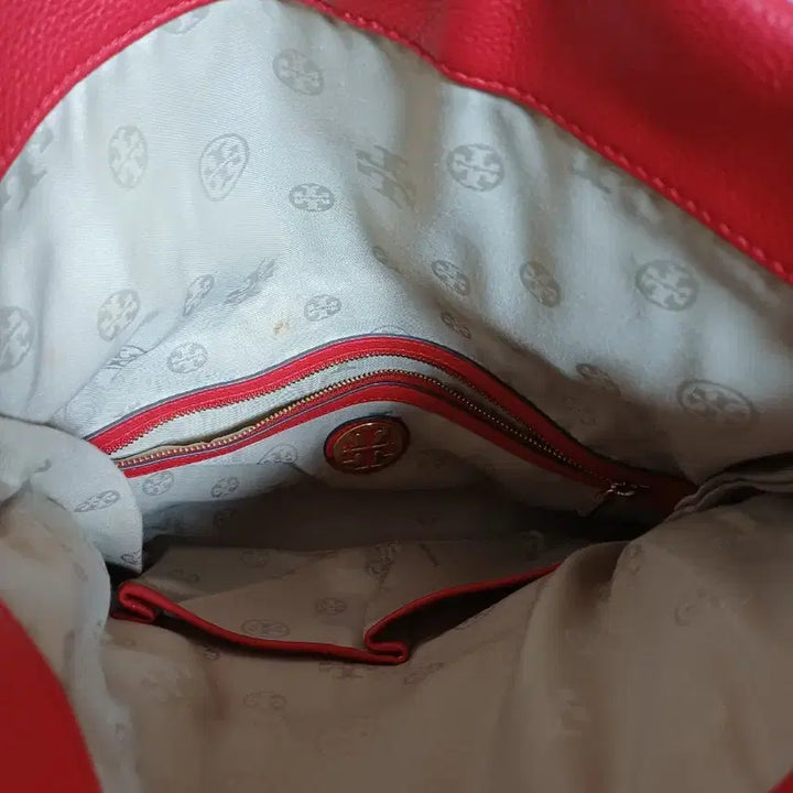 [BUNJANG] Tory Burch Amanda Red Leather Shoulder Bag / 토리버치 아만다 레드 가죽 숄더백